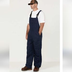 #2XL Men's Navy Blue Bib Overalls